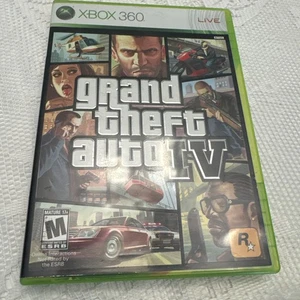 Grand Theft Auto IV (Xbox 360, 2008) With Case, Guidebook And Map VGUC - Picture 1 of 3