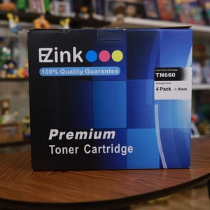 EZink TN660 Schwarz Premium Tonerkassette passend/für Brother Modelle 2er Pack - Bild 1 von 3