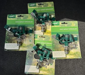 Orbit 58001N Green Zinc Impulse Full Circular Sprinkler Head Pack of 4 (NEW) - Picture 1 of 1