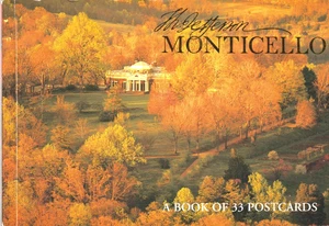Monticello Home of Thomas Jefferson: A Book of 33 Historic Postcards - Picture 1 of 2