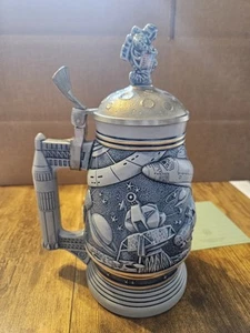 Avon Conquest Of Space Astronaut Space Shuttle Beer Stein Rockets - 1991 - NASA - Picture 1 of 9