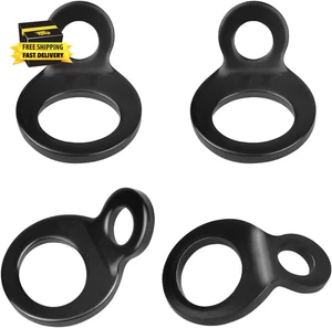 4 Packs Multi-Purpose Tie down Strap Rings, 0.7" X 1.5" Stainless Steel Tie-Down - Picture 1 of 6