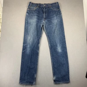 Vintage Levis 505 Jeans Herren 36x34 Blau Regular Fit Straight Y2K Distressed 90s - Bild 1 von 16
