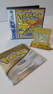 Pokemon Gold Complete in Box Nintendo Gameboy Color Authentic CIB with Bonus! - Picture 1 of 2