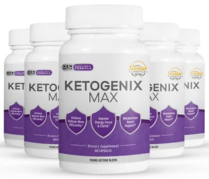 5 Pack Ketogenix Max, weight management and fat burner-60 Capsules x5 - Picture 1 of 3