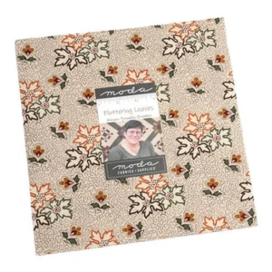 Moda Quilting Patchwork Fluttering Leaves Layer Cake 10 Inch Fabrics - Picture 1 of 5