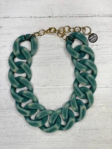 Alisha D Fashion Acryl Gliederkette Chunky Statement Halskette - Bild 1 von 2