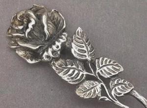 Hildesheimer Rose Sahnelöffel Dekor 70 ALBO  Bodemer 835 Silber Teeschaufel (AP) - Bild 1 von 5