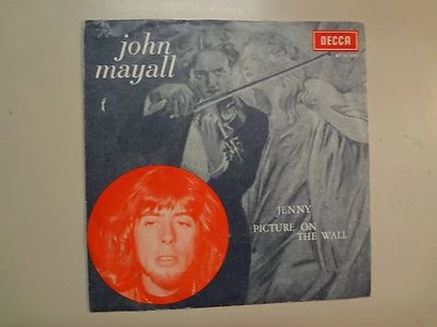 JOHN MAYALL:(w/Peter Green)Jenny-Picture On The Wall-Holland 7"68 Decca 15096PSL - Imagem 1 de 4