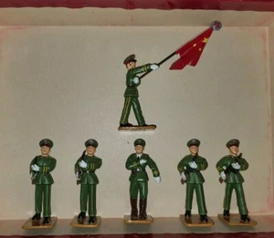 Lot 6 Soldats Plombs King and Country People Liberation Army Chinoise Figurine - Picture 1 of 9