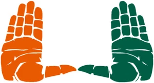 Miami Hurricanes - THE U - Aufkleber - Sticker - Bild 1 von 2