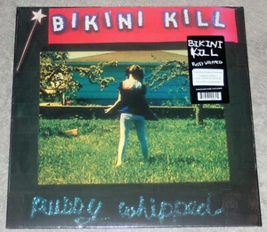 Bikini Kill Pussy Whipped Pink Black Split Vinyl 30th Anniversary  xxx/2500 OOP - Picture 1 of 3
