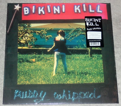 Bikini Kill Pussy Whipped Pink Black Split Vinyl 30th Anniversary  xxx/2500 OOP - Image 1 of 3
