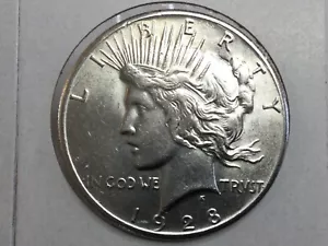Dollaro della pace 1928 quasi mai circolato - Foto 1 di 4