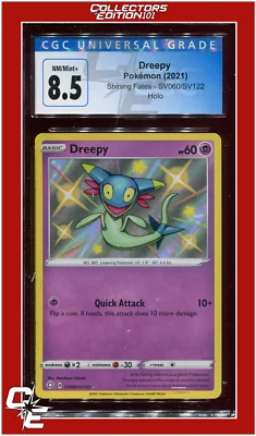 Shining Fates SV060 Dreepy Holo CGC 8.5 - Image 1 of 2