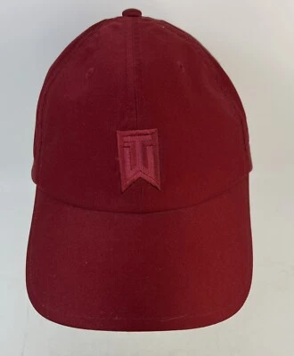Chapéu de golfe Tiger Woods autêntico assinatura marrom bordado com alça TW READ - Imagem 1 de 4