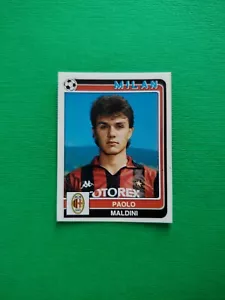PANINI FUSSBALLSPIELER 1986 87 MALDINI 184 MAILAND STICKER NEUER SELTENER KIOSK AUSVERKAUFT - Bild 1 von 2