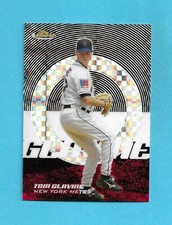 05 Topps Finest XFRACTOR Card # 127 TOM GLAVINE /250 NEW YORK METS
