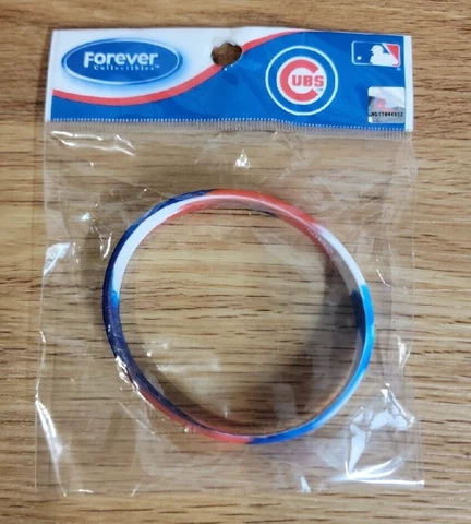 Chicago Cubs MLB Teams Bracelet Elastic Stretch Bracelet Wristband Cover