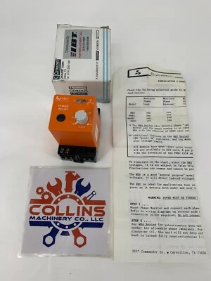 Crouzet Syrelec DWRU-440A 339-G 230V Phase Control Relay 10A - Image 1 of 4