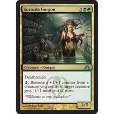 4x MTG: Korozda Gorgon - Green / Black Uncommon - Dragon's Maze - DGM