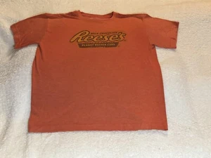 Reese’s Peanut Butter Cup Tee T-Shirt Orange Size L Unisex - Picture 1 of 7