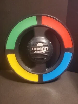 Simon Says Swipe Electronic Handheld Memory Game Toy Hasbro 2013 Family (SP24) - Image 1 of 4