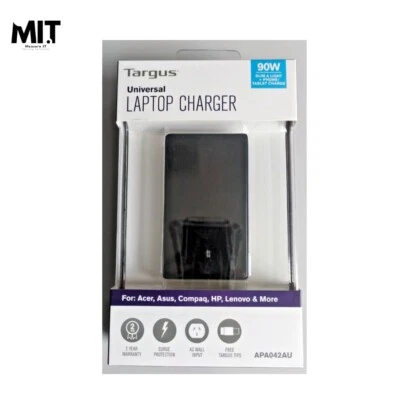 Targus APA042AU Universal Laptop Charger 90W Slim & Light + Phone/Tablet Charger - image 1 of 3