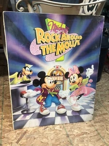 VINTAGE Mickey's Rock Around the Mouse Poster 28" x 22" - Picture 1 of 9