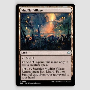 Mudflat Village - BLB #257 Uncommon - NM / Mint Bloomburrow Single - Picture 1 of 2