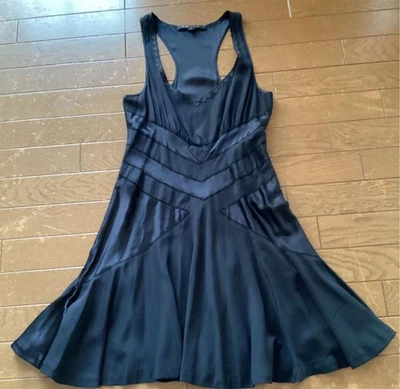 Marc by Marc Jacobs шелк без рукавов v-образным вырезом сердце платье черный размер 4 - Изображение 1 из 4