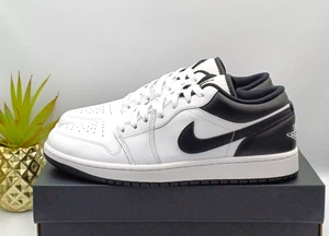 Air Jordan 1 Halbschuhe/Sneaker - weiß/schwarz - neu original - Größe 8,5 - Bild 1 von 8