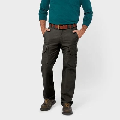 Pantalones de trabajo de carga de ajuste relajado con manguera contra incendios DuluthFlex para hombre, pantalones de trabajo de alta resistencia Foto 1 de 4