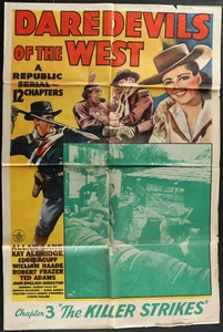 Draufgänger des Westens (1943) Original Western Filmplakat gefaltet 27x41 - Bild 1 von 1
