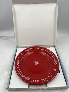 Vintage Waechtersbach You Are Special Today Red Plate Germany Box Pen 1979 Gift - Picture 1 of 14
