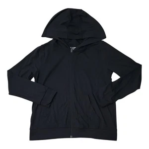 Member's Mark Girl's Favorite Soft Jersey Zip Up Jacket (Black, XL (14/16)) - Picture 1 of 2