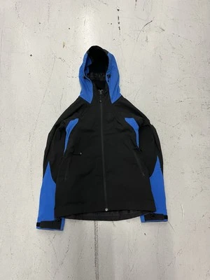 Brooks Brothers Pro Sport Ski Rain Coat Hooded Size XS Extra Small Black Blue - Image 1 of 4
