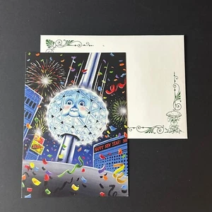 HOLIDAY DAY GREETING CARD- New Year's EVE / Dropped DEB Garbage Pail Kids - Picture 1 of 3