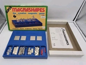 VINTAGE SUPER MAGNA SHAPES MAGNETIC GAME 54020 ISRAEL - Picture 1 of 5