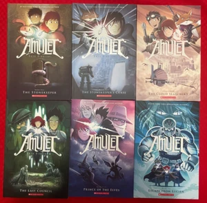Amulet by Kazu Kisuishi graphic novels volumes 1,2,3,4,5,6 TP - Picture 1 of 13