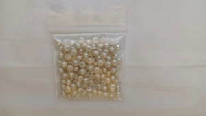 Pearl Genuine Extra Small Round Loose Beads, 1980s (#7) - Picture 1 of 3