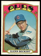 1972 O-Pee-Chee Baseball Glenn Beckert 45 Chicago Cubs