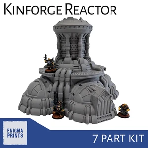 Kinforge Reactor - 28mm 3D Printed Squat Terrain for Tabletop Wargaming - Picture 1 of 7