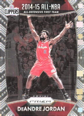 2015-16 Panini Prizm #393 DeAndre Jordan Los Angeles Clippers - Image 1 of 2