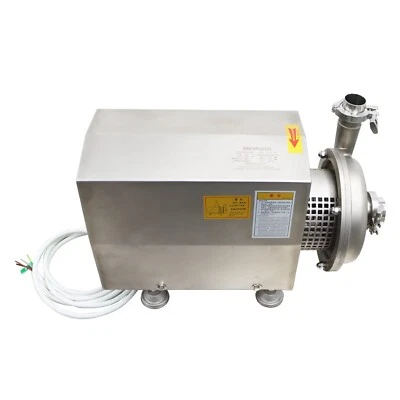 Food Grade Centrifugal Pump Sanitary Beverage Pump Inlet 2''Out 1.5''10 T/h 220V - Image 1 of 4