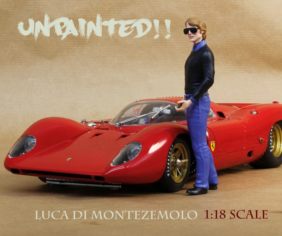 1/18 LUCA MONTEZEMOLO FERRARI RETROMODELLI MINICHAMPS NON DIPINTI REPLICHE GP - Immagine 1 di 4