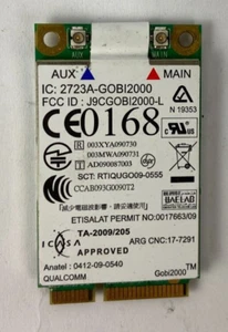 Lenovo x100e 3508 T510 T410s X201 R61 W510 T410 3G 60y3183 Scheda WWAN Qualcomm - Imagen 1 de 1
