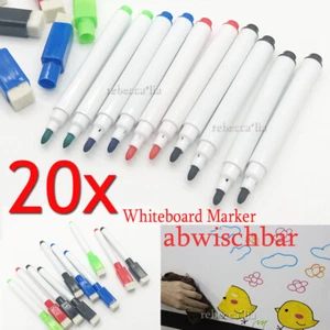 DHL 20x magnet Whiteboardmarker Flipchart Marker Magnettafel Stifte abwischbar - Bild 1 von 11