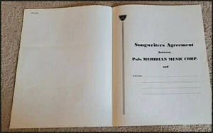 LEGENDÄRE AFROAMERIKANISCHE SONGWRITER-VEREINBARUNG UNTERZEICHNET PRODUZENT CLYDE OTIS  - Bild 1 von 4