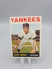 1964 Topps #69 Clete Boyer NY New York Yankees Star Baseball Card